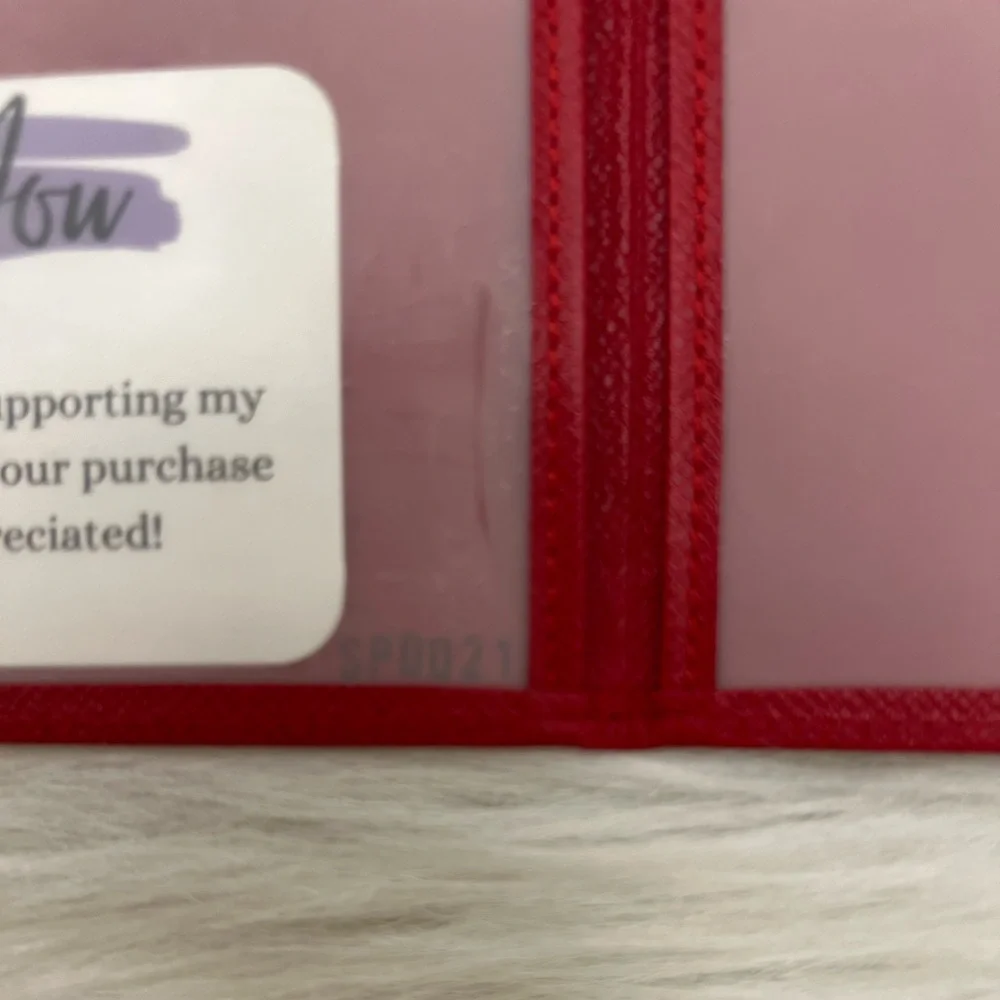LOUIS VUITTON - RED SAFFIANO LEATHER BUSINESS CARDHOLDER WALLET